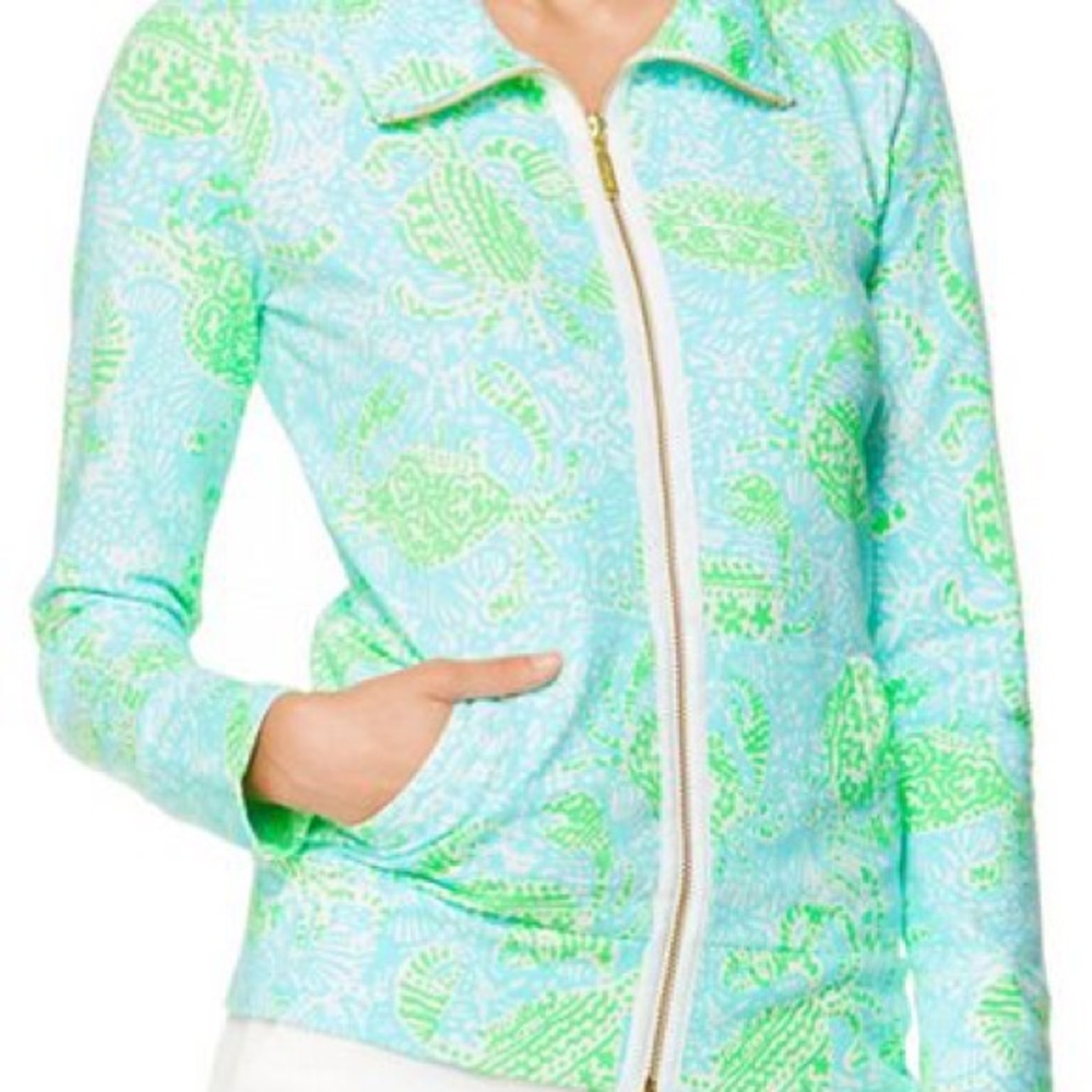 Lilly Pulitzer Leona Zip Up!